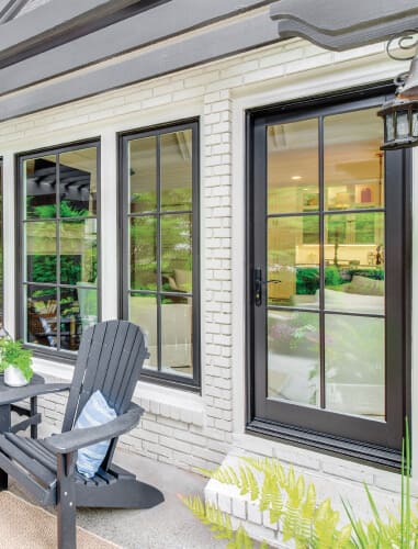 Marvin's infinity inswing french patio door installed for a home in New York