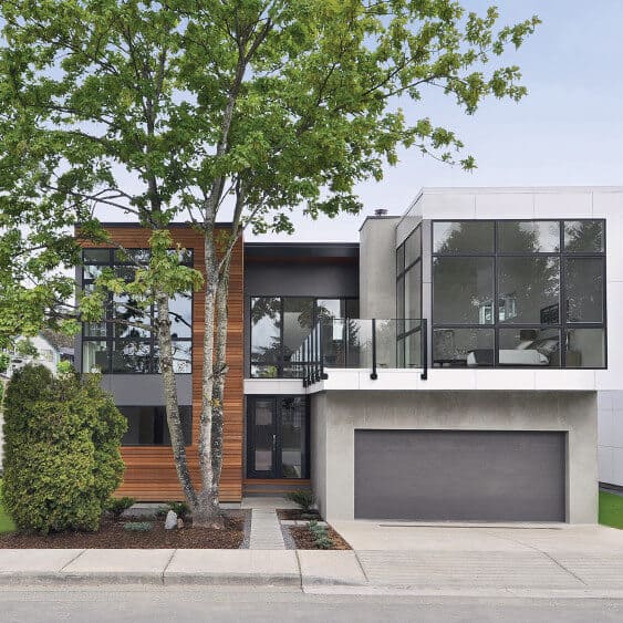 Marvin's Casement picture windows installed for a home in New York